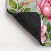 Verzauberter Blumenfeeengarten Mousepad (Ecke)