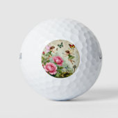 Verzauberter Blumenzauberfeengarten Golfball (Vorderseite)