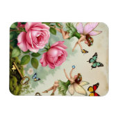 Verzauberter Blumenzauberfeengarten Magnet (Horizontal)