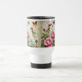 Verzauberter Blumenzauberfeengarten Reisebecher (Mittel)