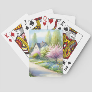 Verzauberter Blütenlandweg Spielkarten