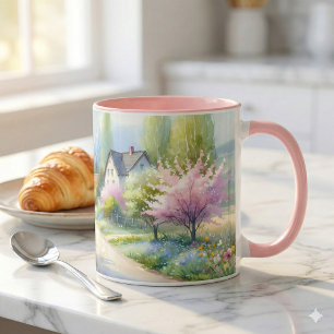 Verzauberter Blütenlandweg Tasse