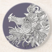 Verzauberter Drache Getränkeuntersetzer (Vorne)