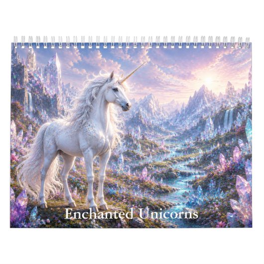 Verzauberter Einhörner Kalender (Titelbild)