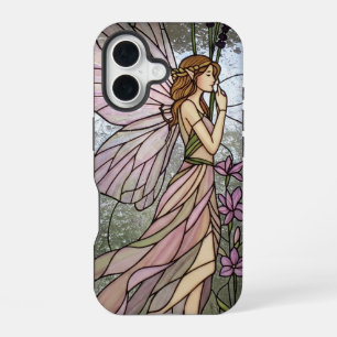 Verzauberter Feen-Elf-Buntglas-Effekt iPhone 16 Hülle