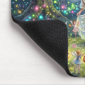 Verzauberter Feenring im Wald Mousepad (Ecke)
