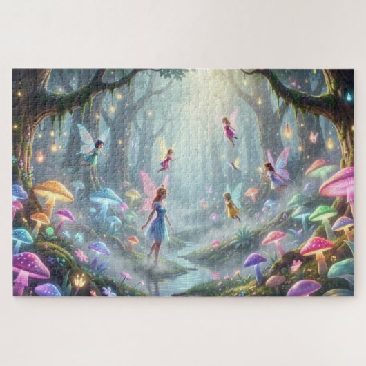 Verzauberter Feenwald-Puzzle Puzzle (Horizontal)