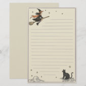 Verzauberter Flug Liniiert Briefpapier (Vorne/Hinten)