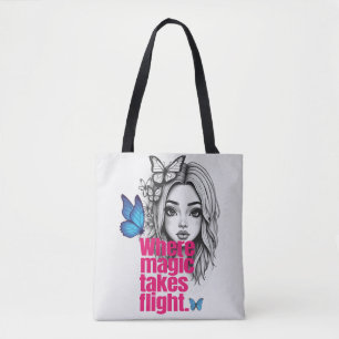 Verzauberter Flug Tasche