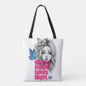 Verzauberter Flug Tasche (Rückseite)