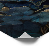 Verzauberter Flutter - digitale Butterfly Kunst Poster (Ecke)