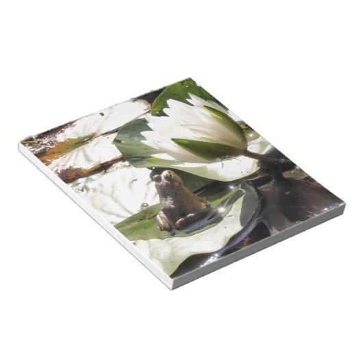 Verzauberter Frosch Notizblock (angewinkelt)