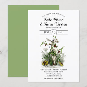 Verzauberter Garten Gartenhochzeit Einladung