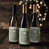 Verzauberter Garten Sweet 16 Muster Pink ID1163 Weinetikett