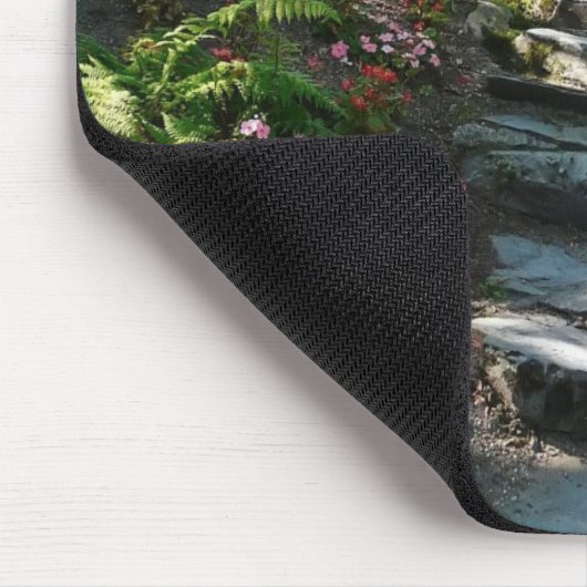Verzauberter Garten-Weg Mousepad (Ecke)