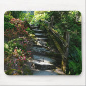 Verzauberter Garten-Weg Mousepad (Vorne)