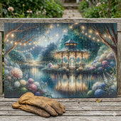 Verzauberter Gartenpavillon - Twilight Reflection Puzzle