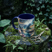 Verzauberter Gartenpavillon - Twilight Reflection Tasse