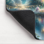 Verzauberter Gartenpavillon - Twilight-Reflexion Mousepad (Ecke)