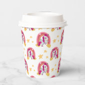 Verzauberter Geburtstag Pappbecher (Rückseite)