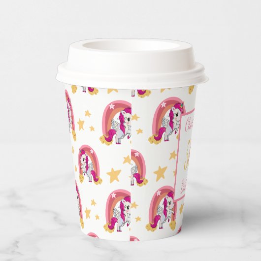 Verzauberter Geburtstag Pappbecher (Rechts)