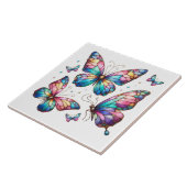 Verzauberter Glattbutterhaufen Fliese (Seite)