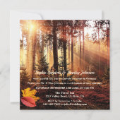 Verzauberter Herbstwald - Postkarten oder Hochzeit (Vorderseite)