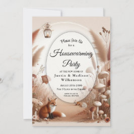 Verzauberter Herbstwaldbestand Einladung