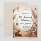 Verzauberter Herbstwaldbestand Einladung (Vorne/Hinten)