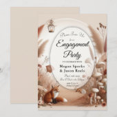 Verzauberter Herbstwaldbestand Einladung (Vorne/Hinten)