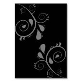 Verzauberter Herbstwaldbestand Tischnummer (Rückseite)