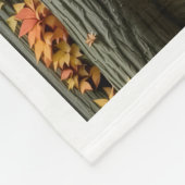 Verzauberter Herbstwaldweg-Flanelldecke Fleecedecke (Ecke)