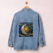 Verzauberter Himmel Whimsical Celestial Denim Jack Jeansjacke (Hangar)