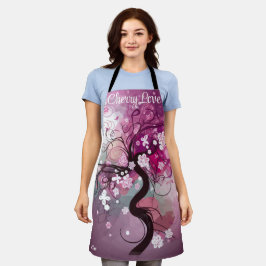Verzauberter Kirschtanz Schürze