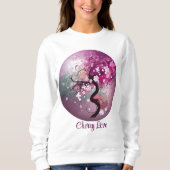 Verzauberter Kirschtanz Sweatshirt (Vorderseite)