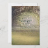 Verzauberter Lichterwald Süß 16 Party Einladung (Rückseite)