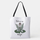 "Verzauberter Lilienteich" Wiederverwendbare Totbe Tasche (Rückseite)