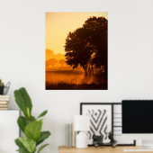 verzauberter Morgen Poster (Heimbüro)