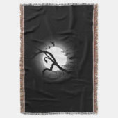 verzauberter Nachtwald Decke (Vorderseite Vertikal)