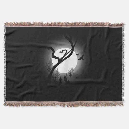 verzauberter Nachtwald Decke (Vorderseite)