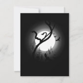 verzauberter Nachtwald Einladung (Vorderseite)