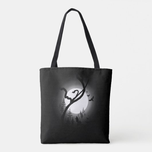 verzauberter Nachtwald Tasche (Rückseite)