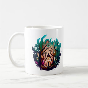 Verzauberter Naturwald Haus Kaffeetasse