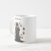 Verzauberter Nekromanter: Halloween-Personalisiert Kaffeetasse (Vorderseite Links)
