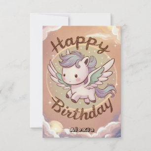 Verzauberter Niedlicher Geburtstag Karte
