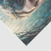 Verzauberter Nymph- Decoupage - Seidenpapier (Detail)