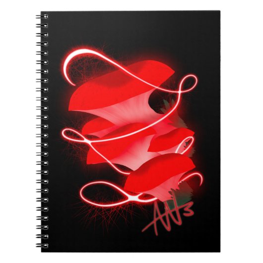 Verzauberter Oyster glühender Red Mushroom Notizblock (Vorderseite)