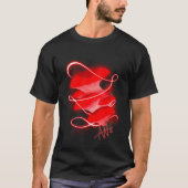 Verzauberter Oyster glühender Red Mushroom T-Shirt (Vorderseite)