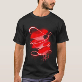 Verzauberter Oyster glühender Red Mushroom T-Shirt