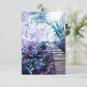 verzauberter Pfad Einladung (Stehend Vorderseite)